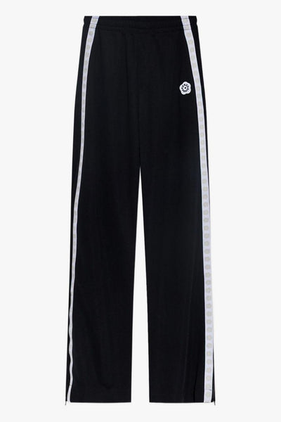 Pantalone Nero Donna Micro Fiore Boke