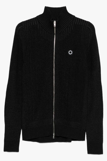 Tiger Crest Uomo Cardigan Nero - 5