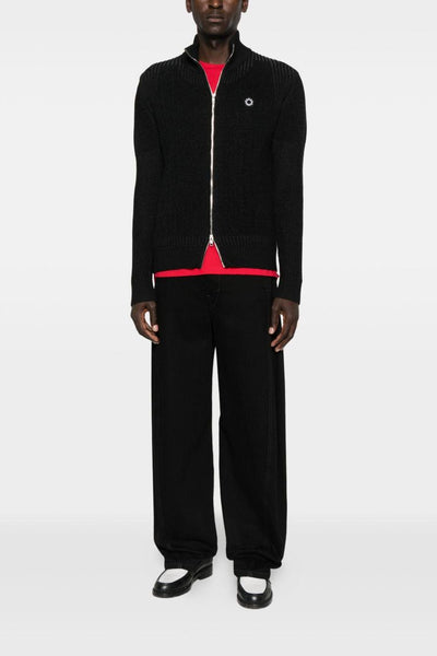 Tiger Crest Uomo Cardigan Nero