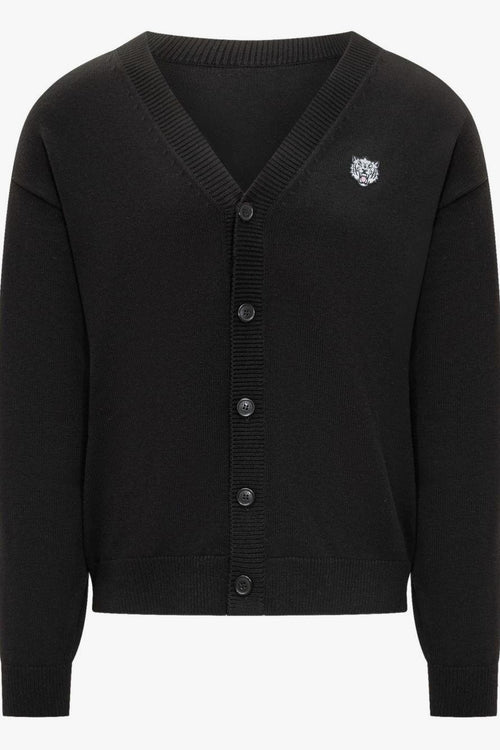 Happy Tiger Uomo Cardigan Nero