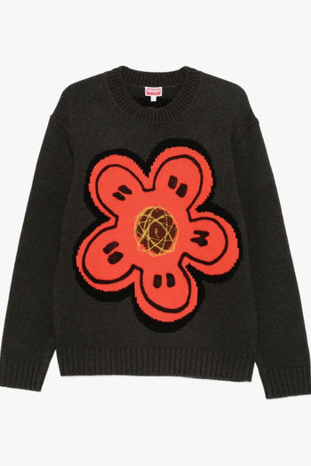 Maglia Verde Uomo Fiore Boke - 5