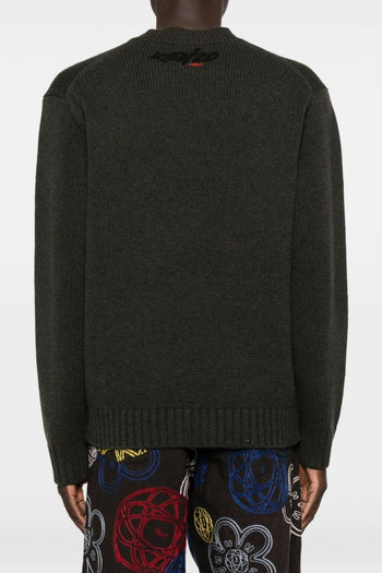 Maglia Verde Uomo Fiore Boke - 3