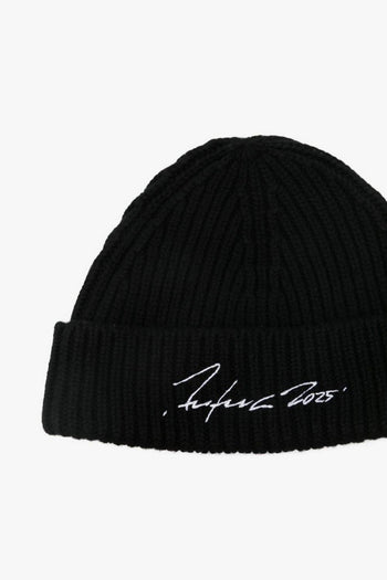 Cappello Nero Uomo Ricamo Frontale - 2