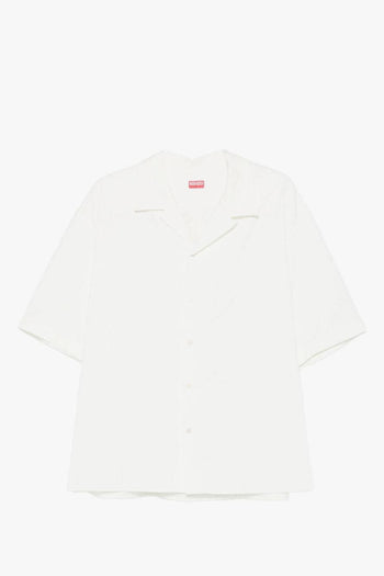Camicia Colletto Cubano Uomo Bianco - 5