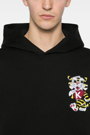Felpa Wild Tiger Uomo Nero - 4