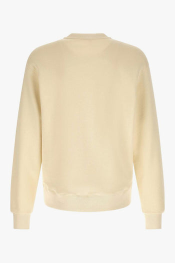 Felpa Stampa Cuore Uomo Beige - 2