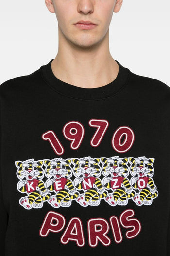 Felpa Logo 1970 Uomo Nero - 4
