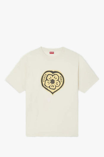 T-Shirt Cuore Boke Uomo Bianco - 4