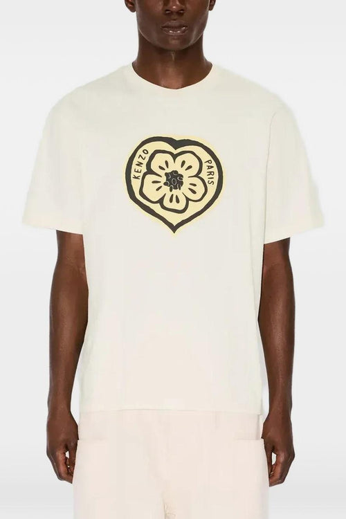 T-Shirt Cuore Boke Uomo Bianco