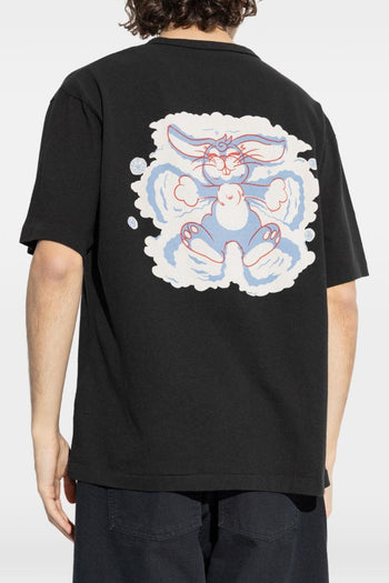 T-Shirt Coniglio Uomo Nero - 3