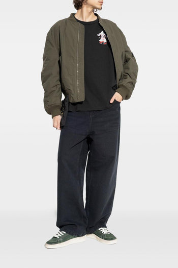 T-Shirt Coniglio Uomo Nero - 2