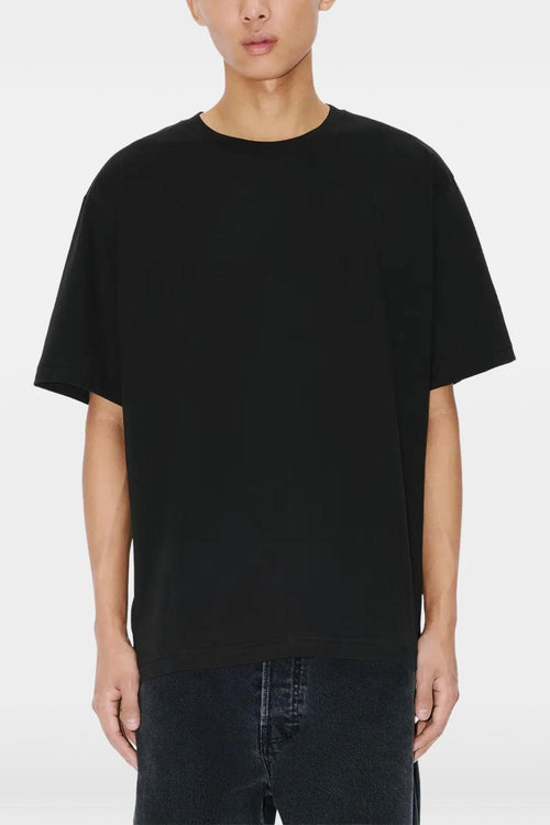 T-Shirt Stampa Posteriore Uomo Nero