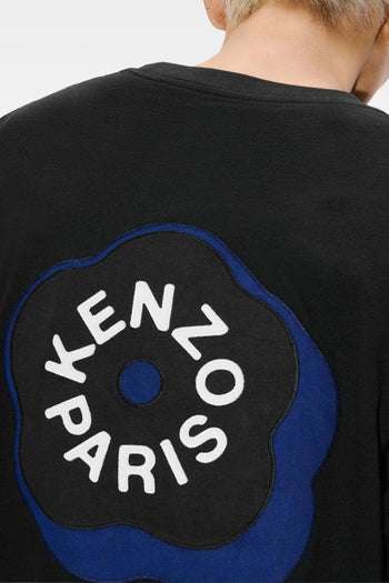 T-Shirt Stampa Posteriore Uomo Nero - 3