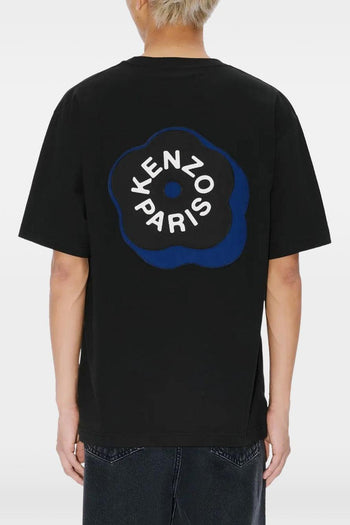 T-Shirt Stampa Posteriore Uomo Nero - 2