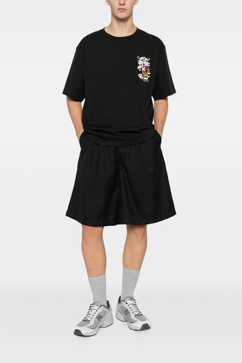 T-Shirt Ricamo Tigre Uomo Nero - 2
