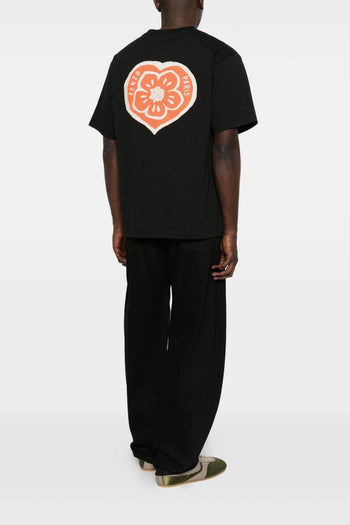T-Shirt Cuore Posteriore Uomo Nero - 3