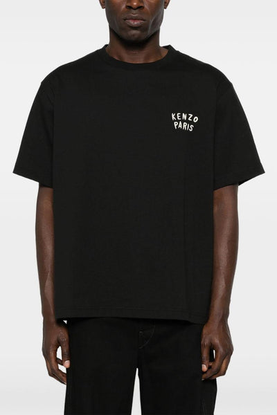 T-Shirt Cuore Posteriore Uomo Nero