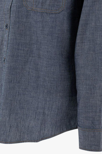 Camicia Tasche Uomo Blu - 4