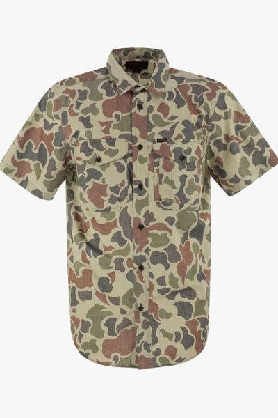 Camicia Mimetica Uomo Verde