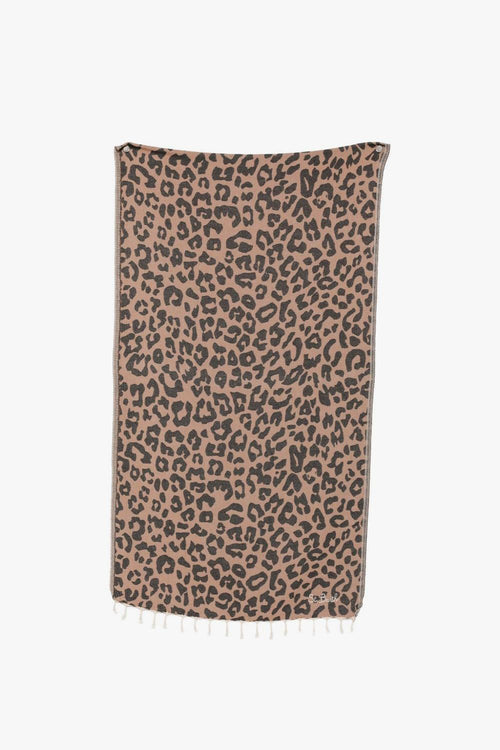 Saint Barth Telo Mare Leopardato Unisex Beige