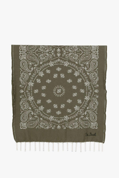 Saint Barth Telo Mare Foutas Bandana Unisex Verde