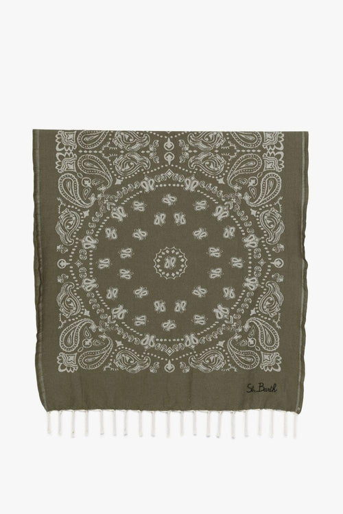 Saint Barth Telo Mare Foutas Bandana Unisex Verde