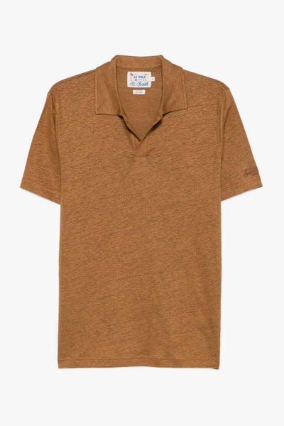 Saint Barth Polo Fraser Uomo Marrone