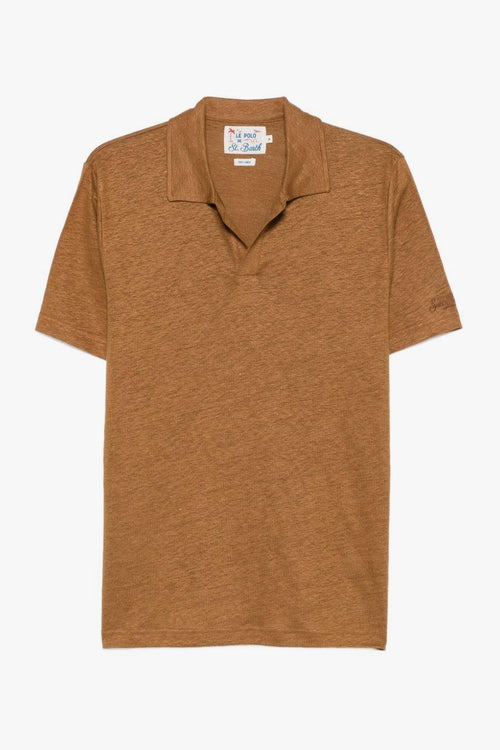 Saint Barth Polo Marrone Uomo
