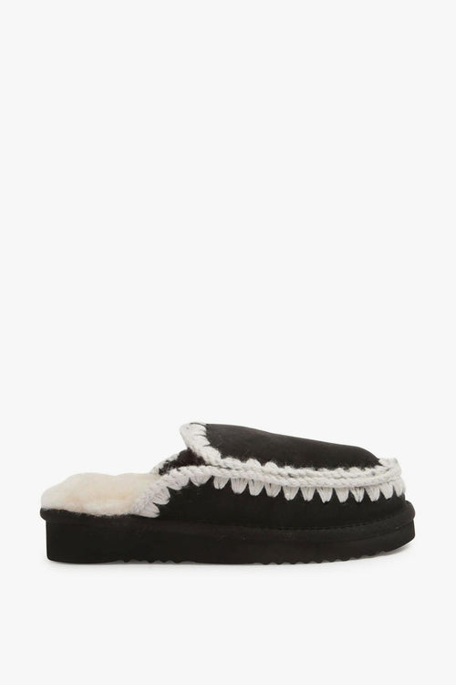 Scarpa Nero Donna Eskimo Slipper