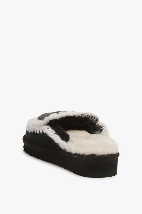 Scarpa Nero Donna Eskimo Slipper - 2