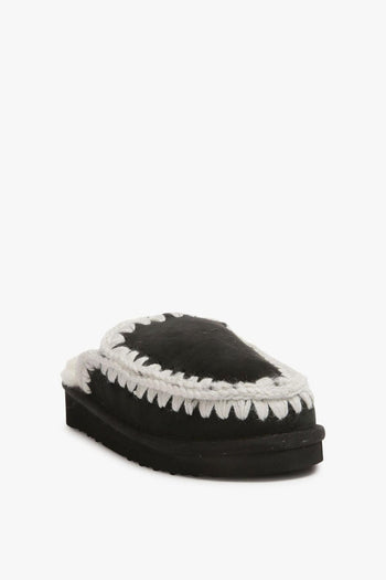 Scarpa Nero Donna Eskimo Slipper - 3