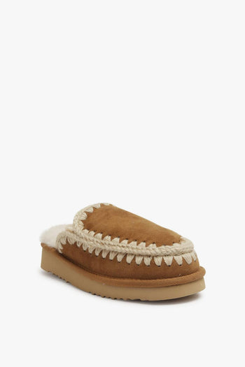 Scarpa Marrone Donna Eskimo Slipper - 3