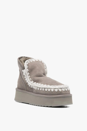 Stivali Grigio Donna Mini Eskimo 18 - 4