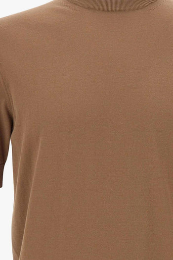 Maglia Maniche Corte Uomo Marrone - 3