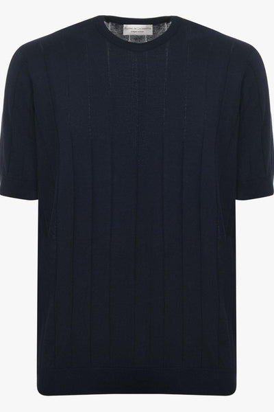T-shirt Blu Uomo in Filo