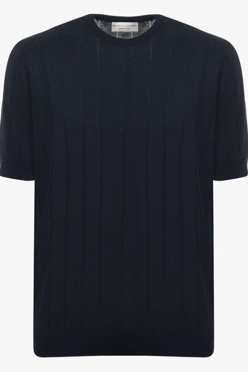 T-shirt Blu Uomo in Filo