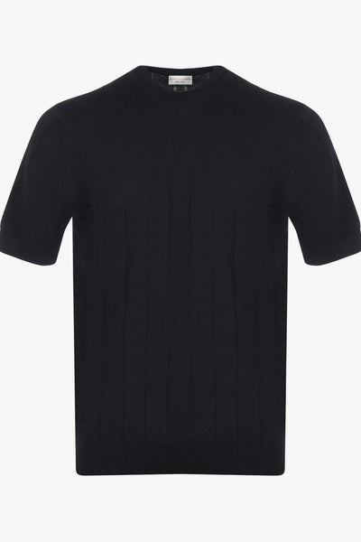 Maglia Coste Uomo Nero
