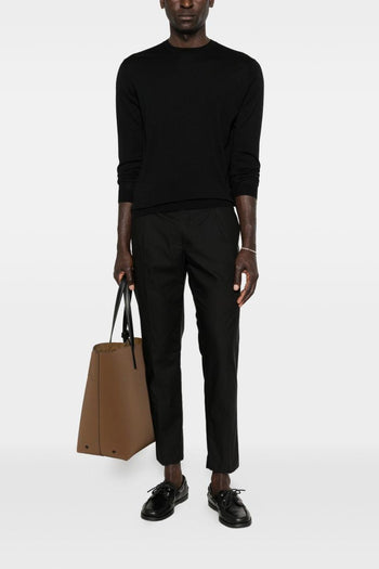 Maglia Scollo Tondo Uomo Nero - 2
