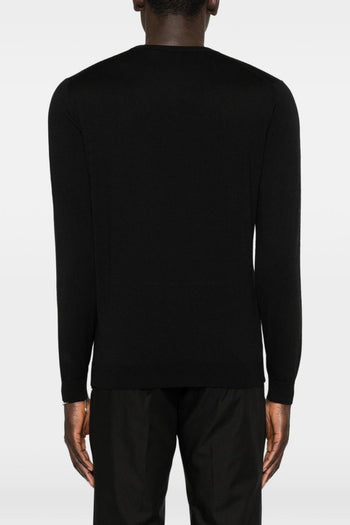 Maglia Scollo Tondo Uomo Nero - 3