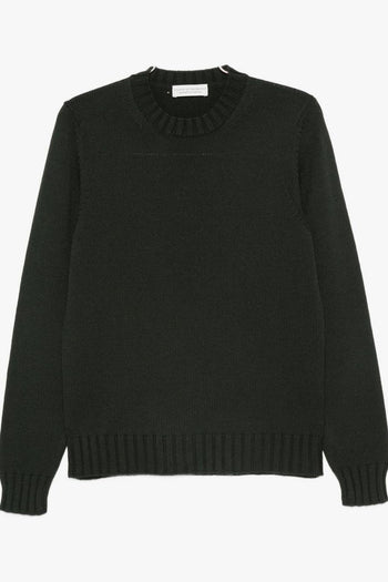 Maglia Verde Uomo Scollo Tondo - 5