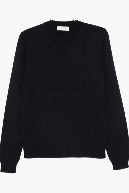 Maglia Blu Uomo Scollo Tondo