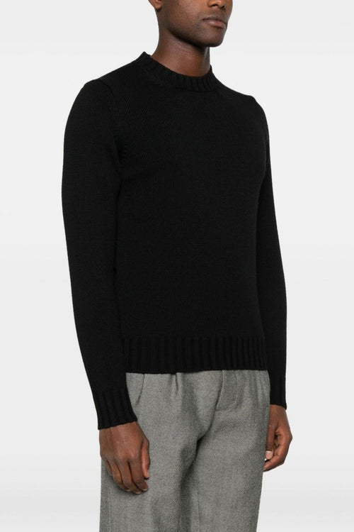 Maglia Nero Uomo Scollo Tondo