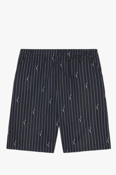 Short Rigato Uomo Nero