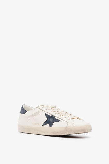 Super Star Uomo Scarpa Beige-Blu - 2