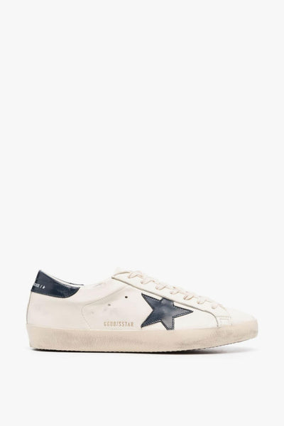 Super Star Uomo Scarpa Beige-Blu