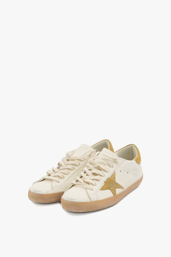Super Star Uomo Sneakers Bianco-Oro - 2