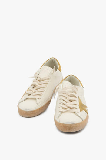 Super Star Uomo Sneakers Bianco-Oro - 4