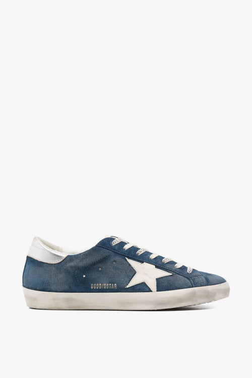Super Star Uomo Sneakers Blu-Bianco