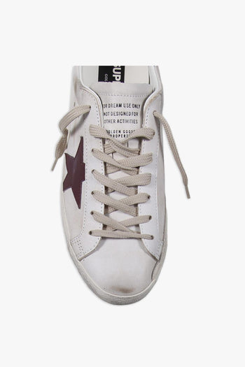 Scarpa Bianco-Rosso Uomo Superstar - 4