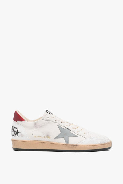 Ball Star Uomo Scarpa Bianco-Rosso